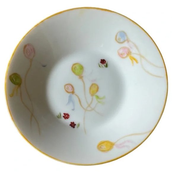 Set: DEMITASSE Bunny cup and sauce, Flowers, Balloons Espresso demitasse 4oz - Picture 10 of 14